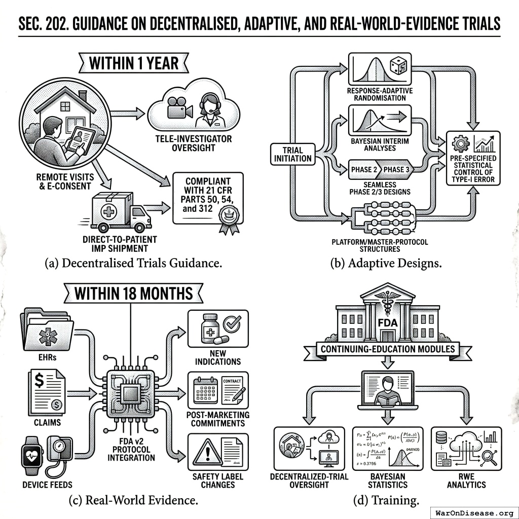Four ways to make drug trials faster: run them remotely, change them mid-study, use real patient data, and teach the regulators how.