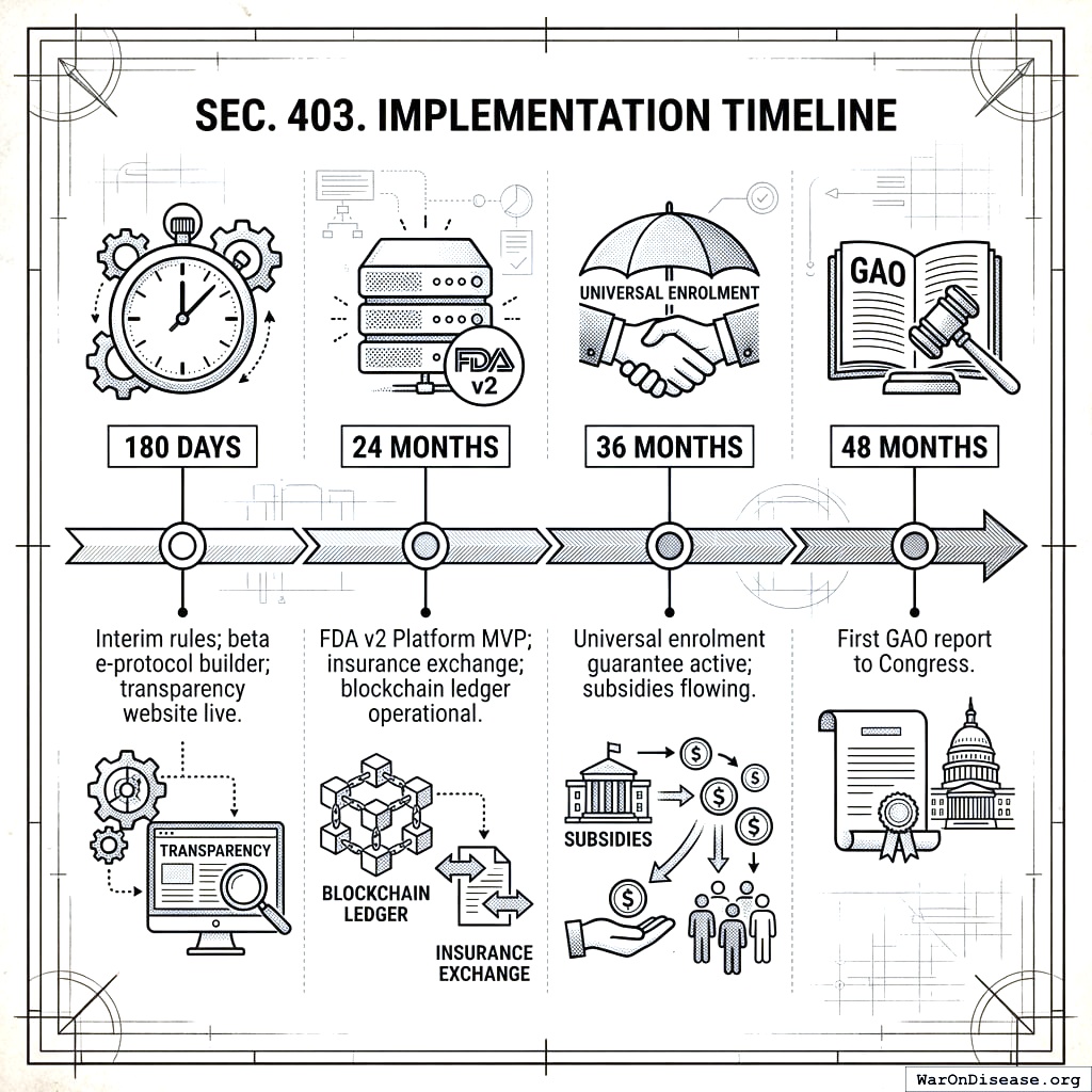 Year one: make temporary rules. Years two through four: make them permanent while the Government Accountability Office watches and takes notes.